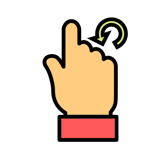 Hand Generic color lineal-color icon