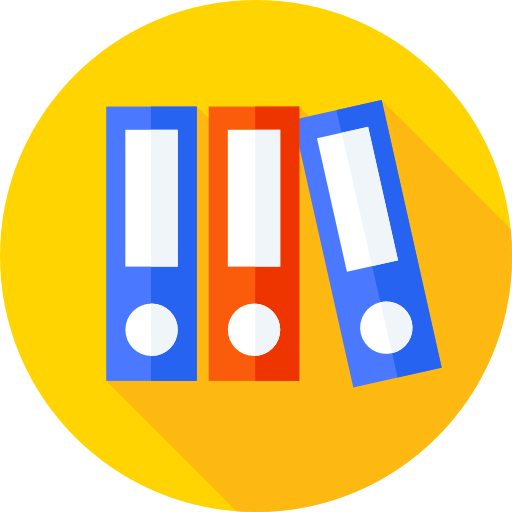 Folders Flat Circular Flat icon