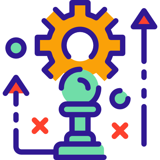 estrategia Wanicon Lineal Color icono