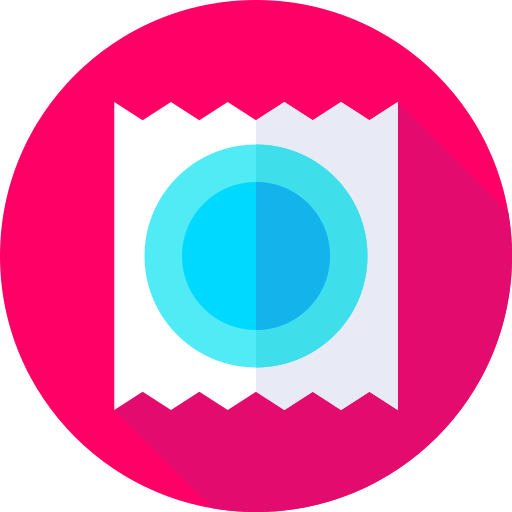 kondom Flat Circular Flat icon