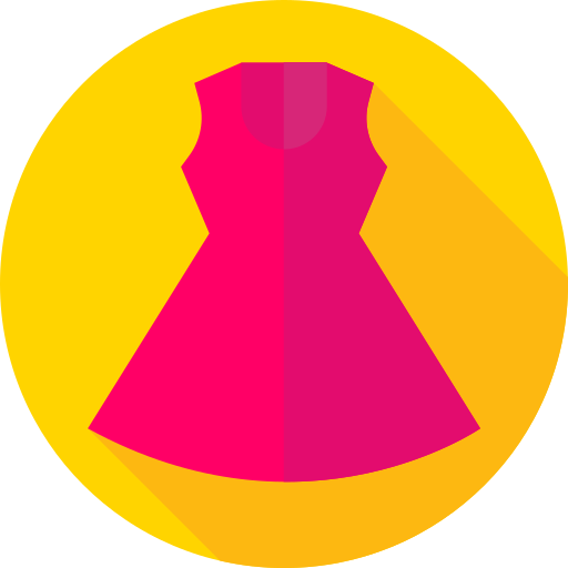 ドレス Flat Circular Flat icon