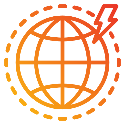 Global crisis Generic gradient outline icon