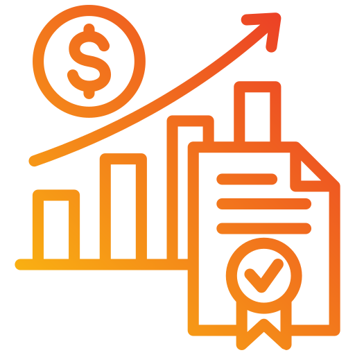 politica fiscale Generic gradient outline icona