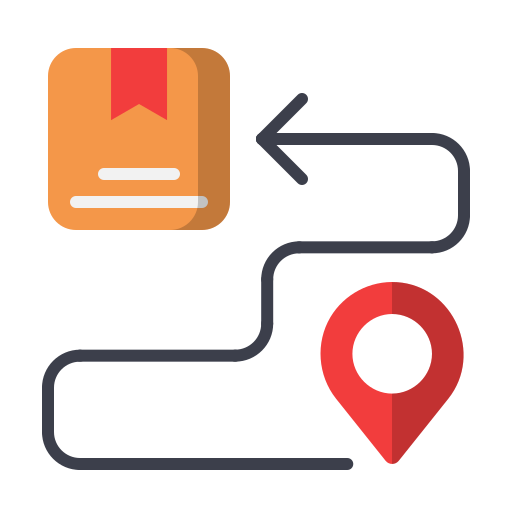 Delivery address Generic color fill icon