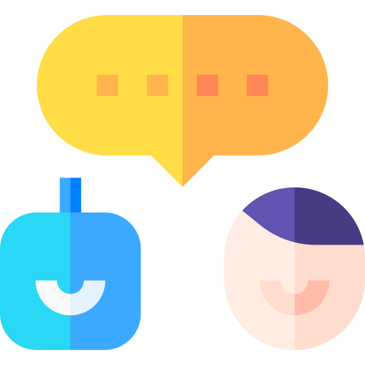 Virtual assistant Basic Straight Flat icon