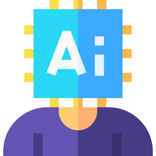 Ai assistant Basic Straight Flat icon
