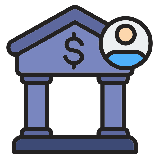 cuenta bancaria Generic color lineal-color icono