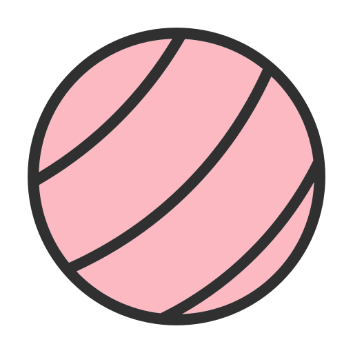 palla da pilates Generic color lineal-color icona
