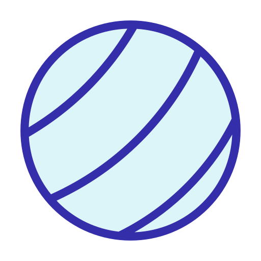 Pilates ball Generic color lineal-color icon