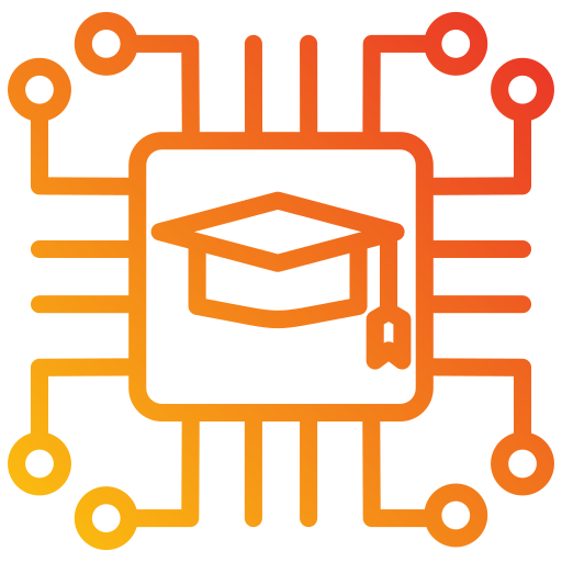 Smart education Generic gradient outline icon