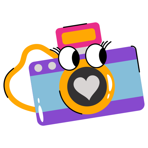 kamera Generic Sticker Color Fill icon