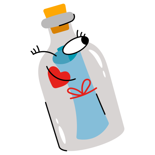 Bottle Generic Sticker Color Fill icon
