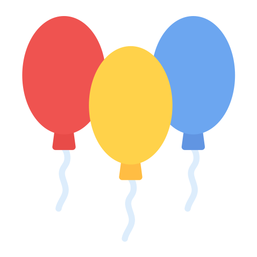 balões Generic color fill Ícone