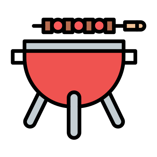 un barbecue Generic color lineal-color Icône