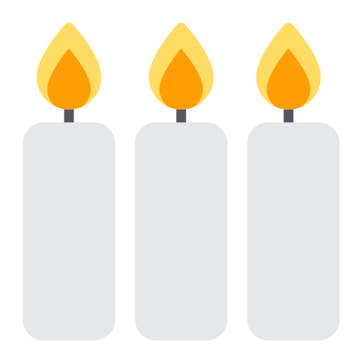 Candles Generic color fill icon