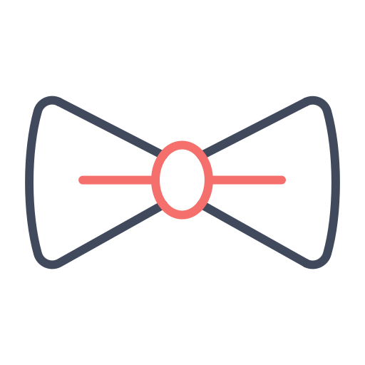 Bow tie Generic color outline icon