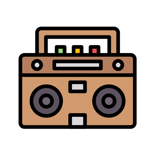 Boombox Generic color lineal-color icon