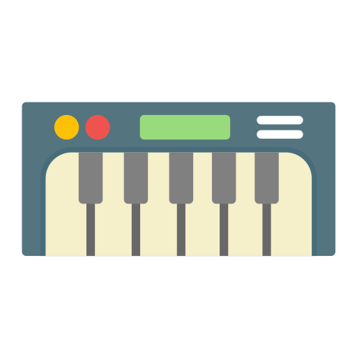 pianoforte Generic color fill icona