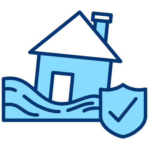 seguro contra inundaciones Generic color lineal-color icono