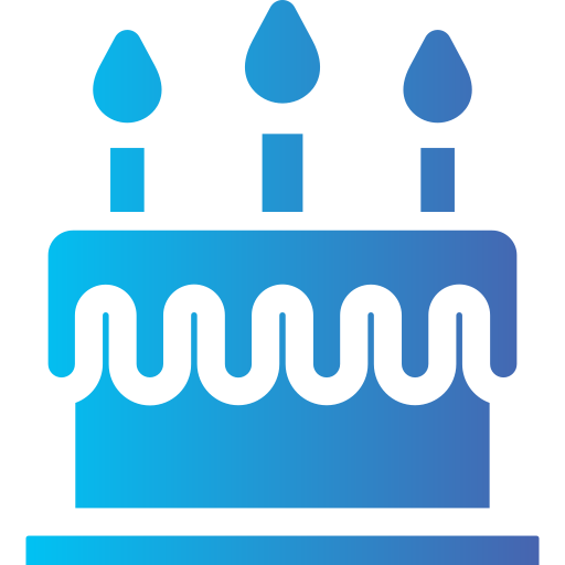 urodziny Generic gradient fill ikona