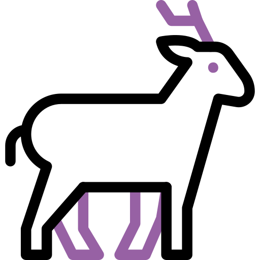 cervo Generic color outline icona