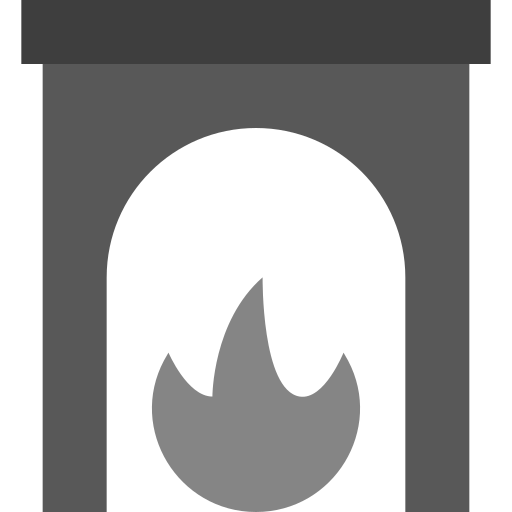 Fireplace Generic color fill icon