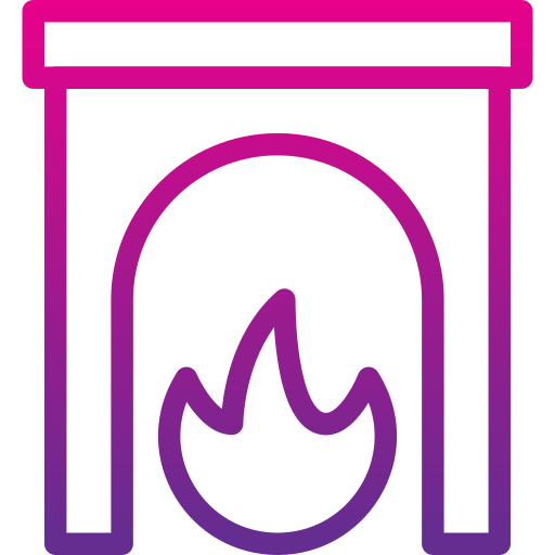 暖炉 Generic gradient outline icon
