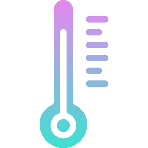 temperatura Generic gradient fill ikona