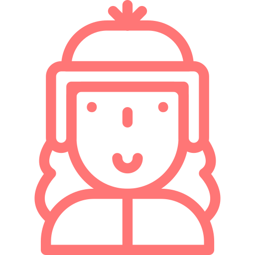 소녀 Generic color outline icon