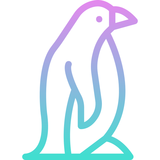 Пингвин Generic gradient outline иконка