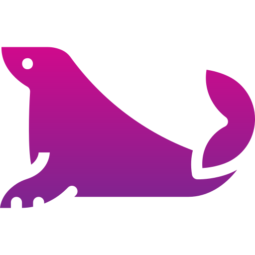 Seal Generic gradient fill icon