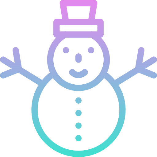 bonhomme de neige Generic gradient outline Icône