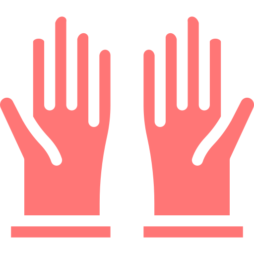 rękawiczki zimowe Generic color fill ikona