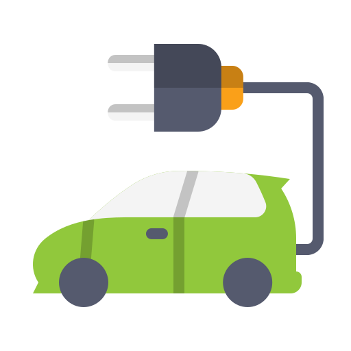 Electric car Generic color fill icon