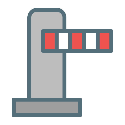 barrière Generic color lineal-color icoon