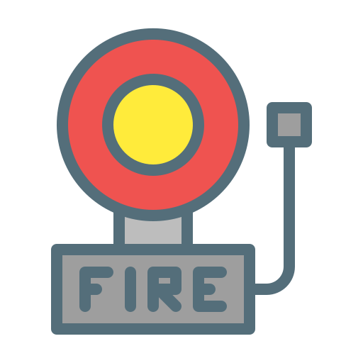 alarm przeciwpożarowy Generic color lineal-color ikona