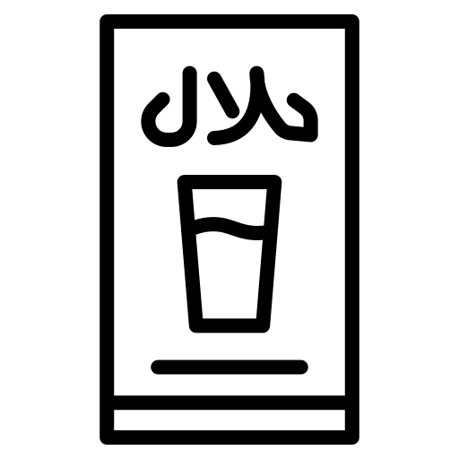 グラスドリンク Generic black outline icon