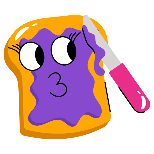 Bread Generic Sticker Color Fill icon