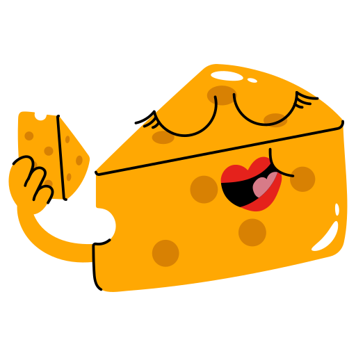 queso Generic Sticker Color Fill icono