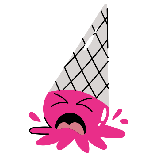 アイスクリームコーン Generic Sticker Color Fill icon
