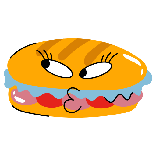 sandwich Generic Sticker Color Fill icon