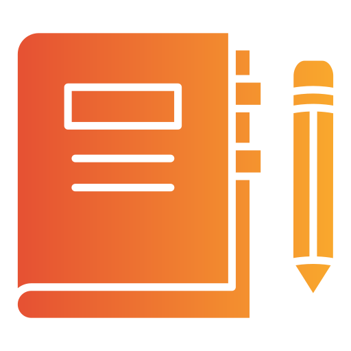 Journal book Generic gradient fill icon