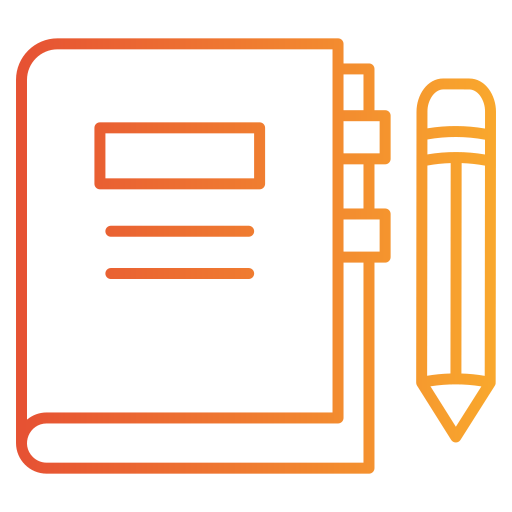 Journal book Generic gradient outline icon