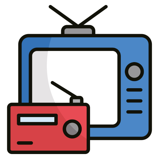 Electronic media Generic color lineal-color icon