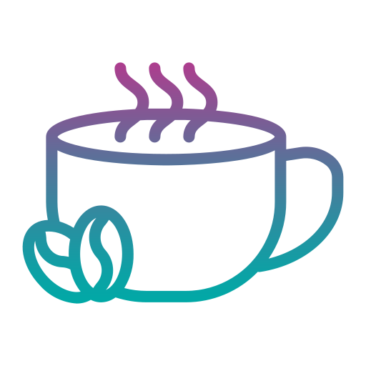 커피 컵 Generic gradient outline icon