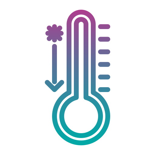 termometer Generic gradient outline icoon