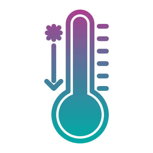 термометр Generic gradient fill иконка