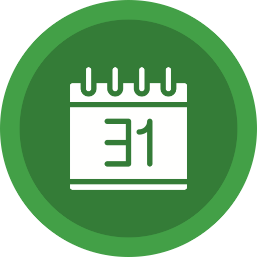 Calendar Generic color fill icon