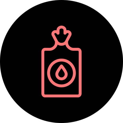 Hot water bottle Generic color fill icon