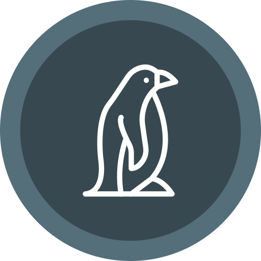 ペンギン Generic color fill icon